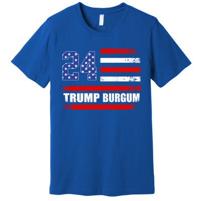 Trump Burgum 2024 Donald Trump 2024 President Doug Burgum Gift Premium T-Shirt