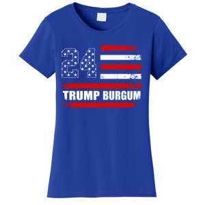 Trump Burgum 2024 Donald Trump 2024 President Doug Burgum Gift Women's T-Shirt