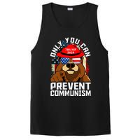 Trump Bear 45 47 MAGA 2024 Only You Can Prevent Socialism PosiCharge Competitor Tank