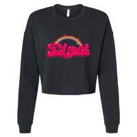 That Bitch 60s 70s 70s 90s Retro Grunge Hippie Rainbow Cropped Pullover Crew