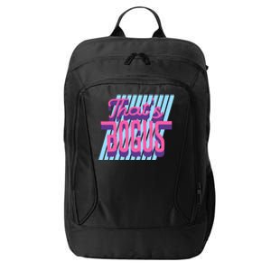 ThatS Bogus 80s Retro Nostalgia City Backpack