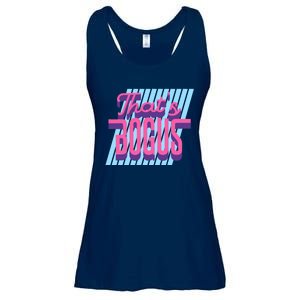 ThatS Bogus 80s Retro Nostalgia Ladies Essential Flowy Tank