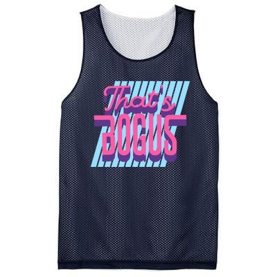 ThatS Bogus 80s Retro Nostalgia Mesh Reversible Basketball Jersey Tank