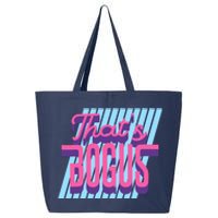 ThatS Bogus 80s Retro Nostalgia 25L Jumbo Tote