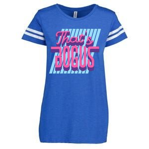 ThatS Bogus 80s Retro Nostalgia Enza Ladies Jersey Football T-Shirt