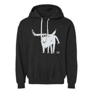 Texas Blue 84 For All The Horns Garment-Dyed Fleece Hoodie