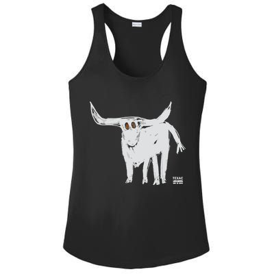 Texas Blue 84 For All The Horns Ladies PosiCharge Competitor Racerback Tank