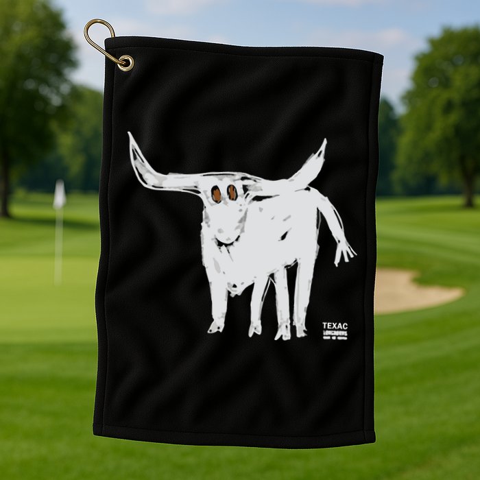 Texas Blue 84 For All The Horns Golf Towel
