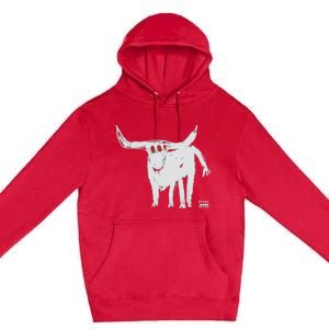 Texas Blue 84 For All The Horns Premium Pullover Hoodie