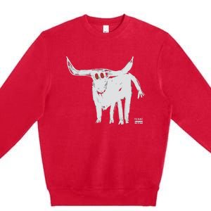 Texas Blue 84 For All The Horns Premium Crewneck Sweatshirt