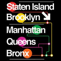 The Big Apple New York City Five Boroughs Nyc S.U.B.W.A.Y Map Backpack