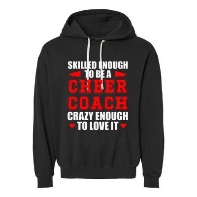 To Be A Cheer Coach funny Cheerleading Coach Garment-Dyed Fleece Hoodie