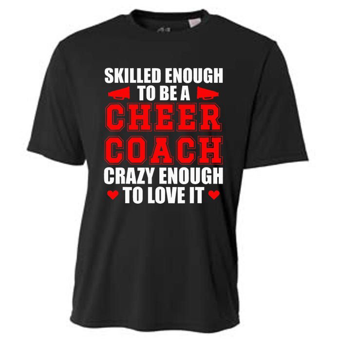 To Be A Cheer Coach funny Cheerleading Coach Cooling Performance Crew T-Shirt