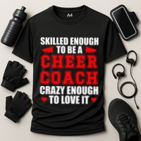 To Be A Cheer Coach funny Cheerleading Coach Cooling Performance Crew T-Shirt