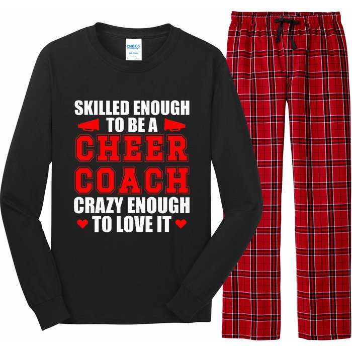 To Be A Cheer Coach funny Cheerleading Coach Long Sleeve Pajama Set