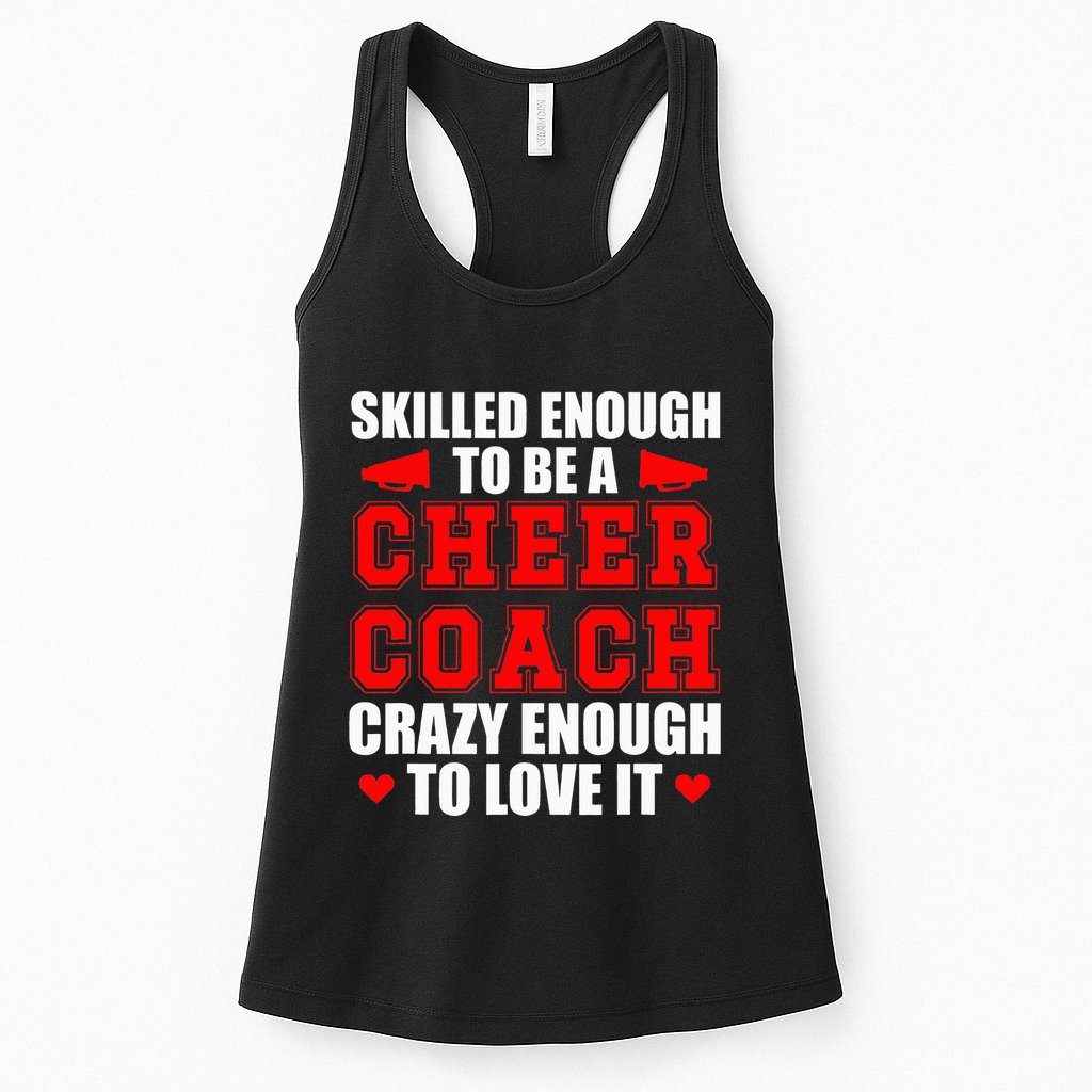 To Be A Cheer Coach funny Cheerleading Coach Womens Tank Top