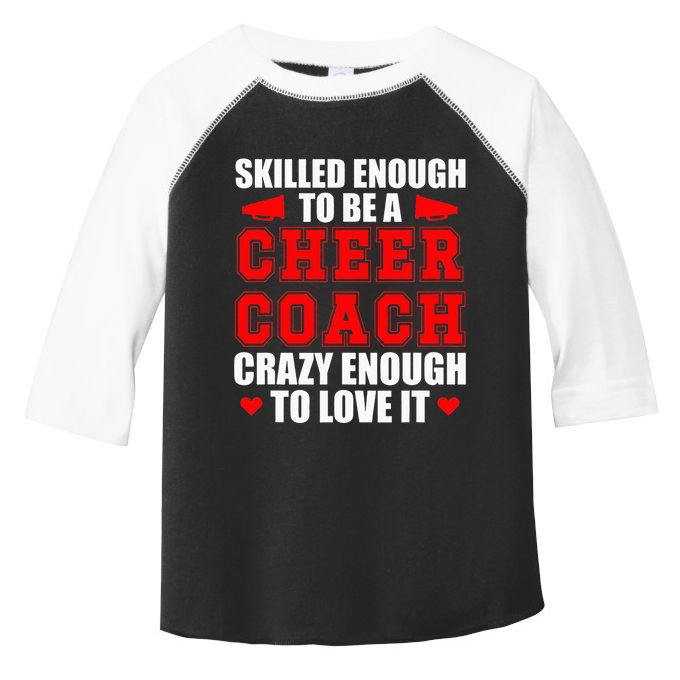 To Be A Cheer Coach funny Cheerleading Coach Toddler Fine Jersey T-Shirt