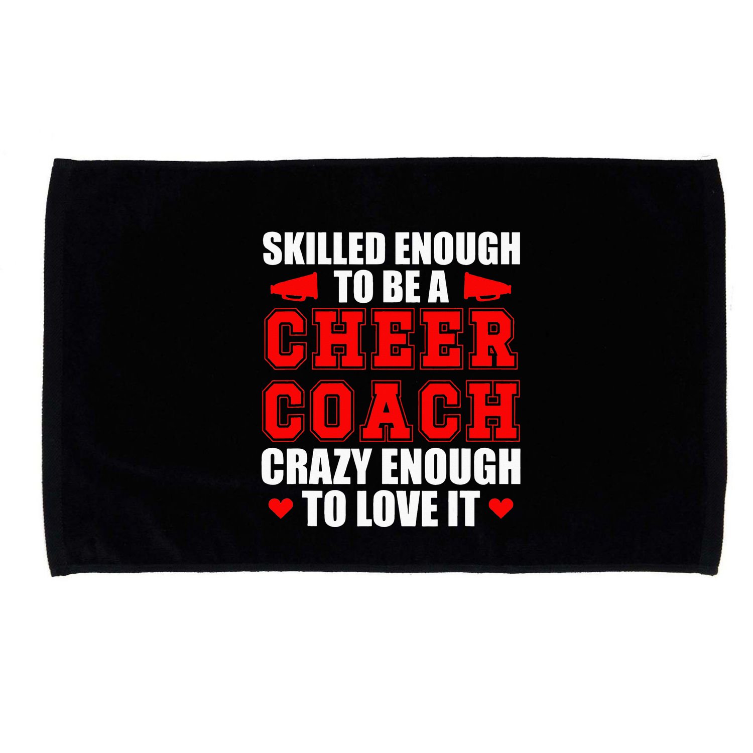 To Be A Cheer Coach funny Cheerleading Coach Microfiber Hand Towel