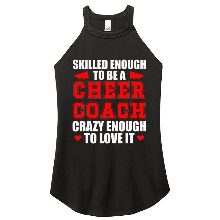 To Be A Cheer Coach funny Cheerleading Coach Women's Perfect Tri Rocker Tank