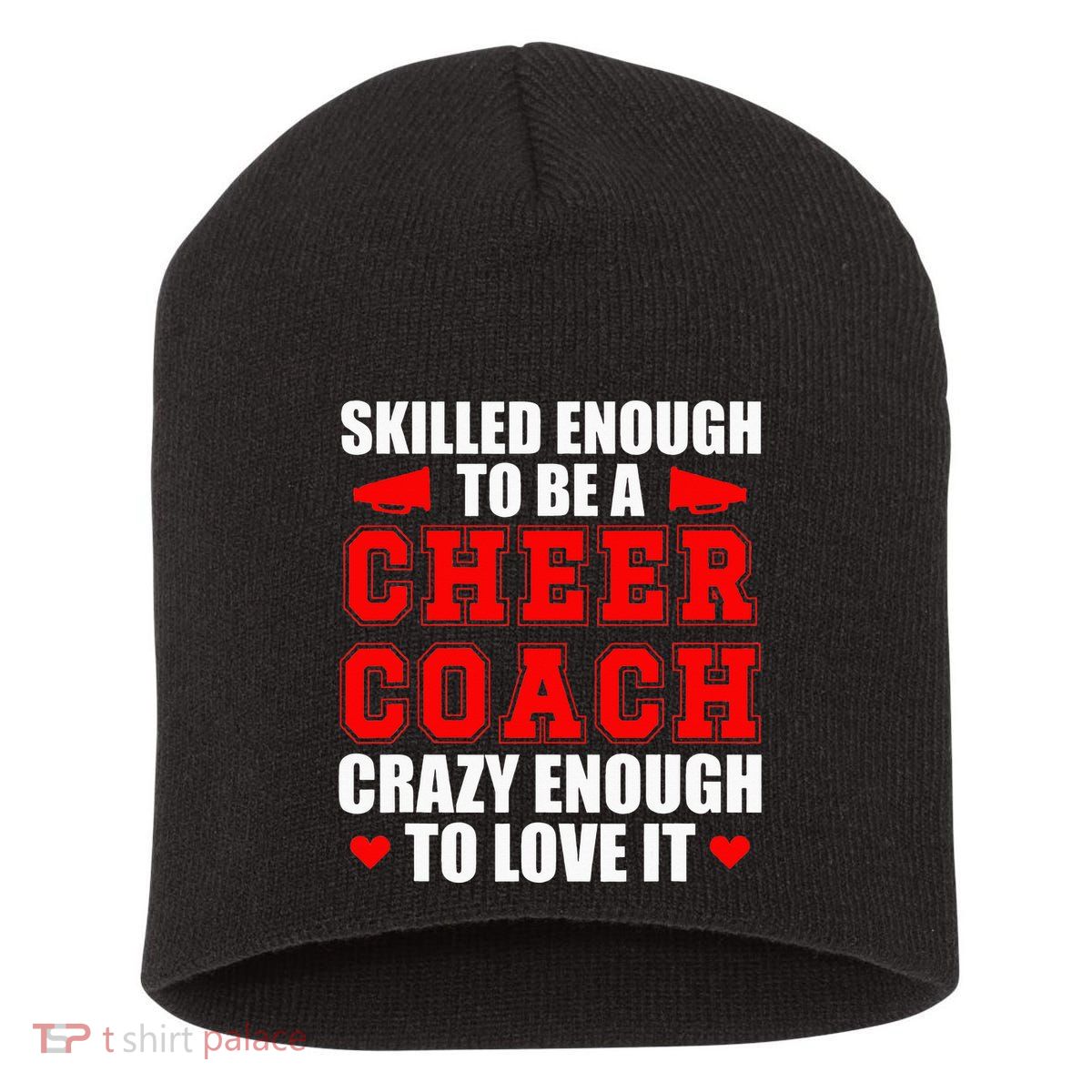 To Be A Cheer Coach funny Cheerleading Coach Short Acrylic Beanie