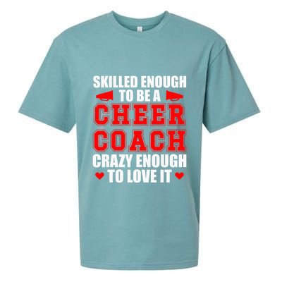 To Be A Cheer Coach funny Cheerleading Coach Sueded Cloud Jersey T-Shirt