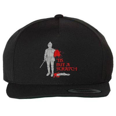 Tis But A Scratch Knight Cool Knight Wool Snapback Cap