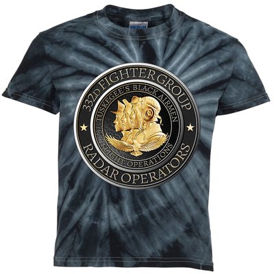 Tuskegee’S Black Airmen 332nd: Radar Operators Flight Ops Kids Tie-Dye T-Shirt