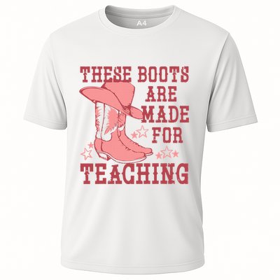 These Boots Are Made For Teaching Boho Western Teacher Performance Shirt