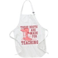 These Boots Are Made For Teaching Boho Western Teacher Apron