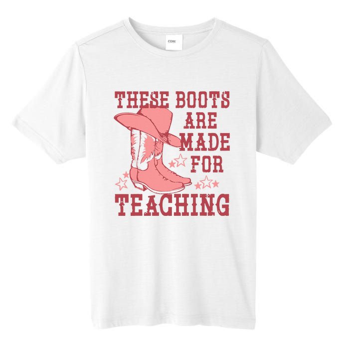 These Boots Are Made For Teaching Boho Western Teacher Tall Fusion ChromaSoft Performance T-Shirt