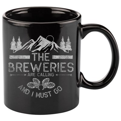 The Breweries Are Calling Craft Beer Gift Beer Lover 11oz C Handle Ceramic Mug