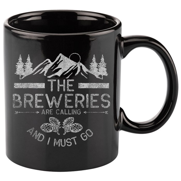 The Breweries Are Calling Craft Beer Gift Beer Lover 11oz C Handle Ceramic Mug