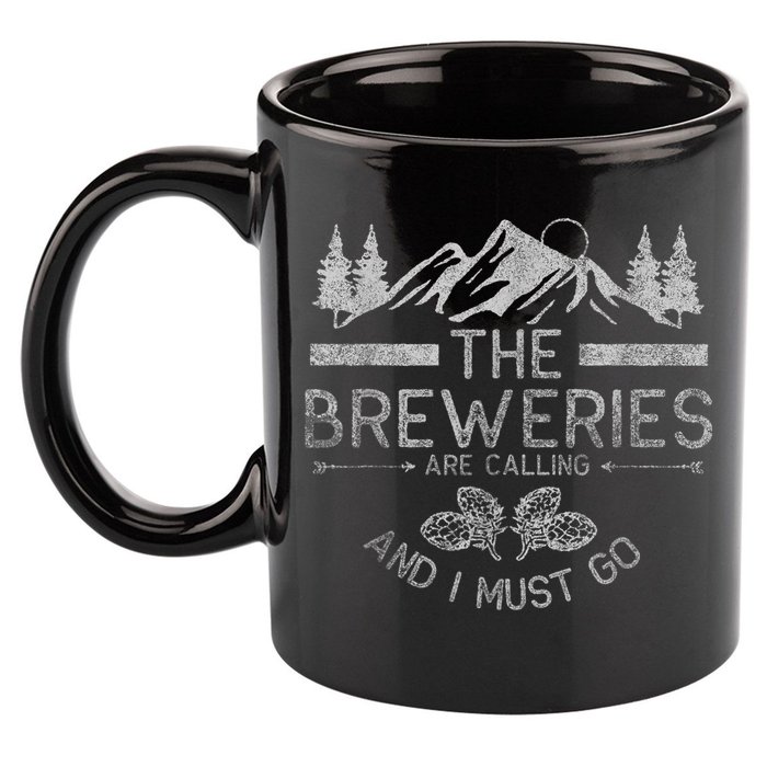 The Breweries Are Calling Craft Beer Gift Beer Lover 11oz C Handle Ceramic Mug