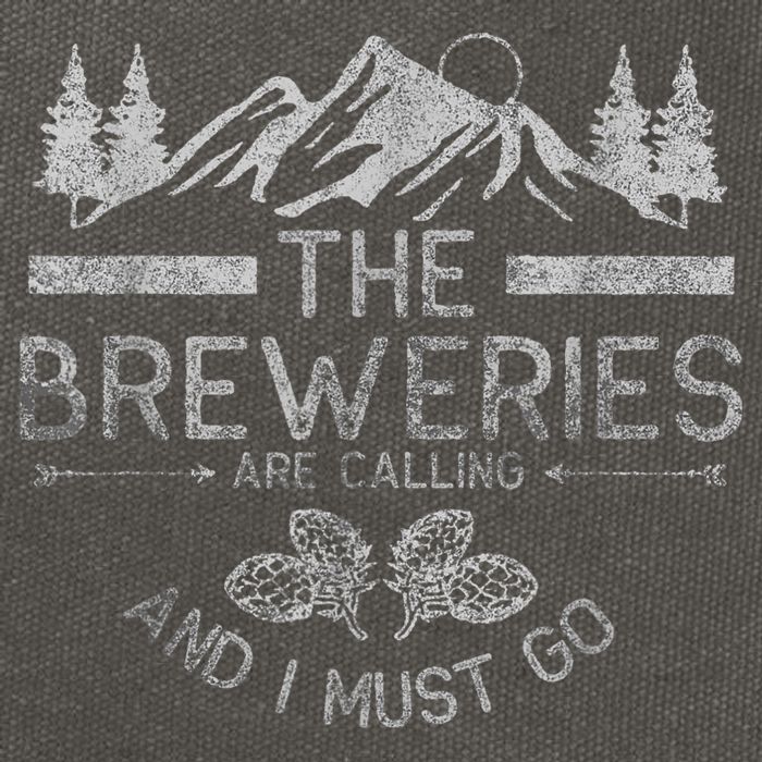 The Breweries Are Calling Craft Beer Gift Beer Lover Cotton Canvas Backpack