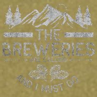 The Breweries Are Calling Craft Beer Gift Beer Lover Garment-Dyed Women's Muscle Tee