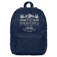 The Breweries Are Calling Craft Beer Gift Beer Lover 16 in Basic Backpack