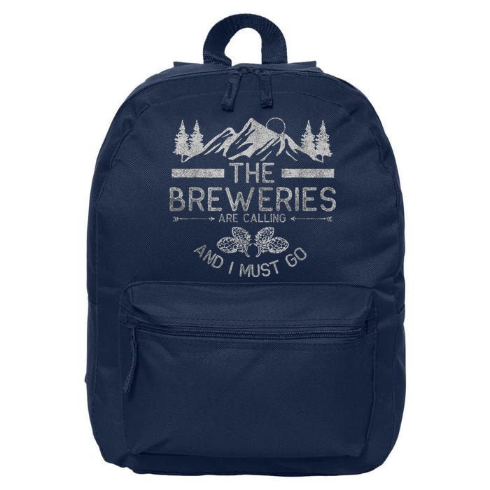 The Breweries Are Calling Craft Beer Gift Beer Lover 16 in Basic Backpack