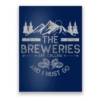 The Breweries Are Calling Craft Beer Gift Beer Lover Poster