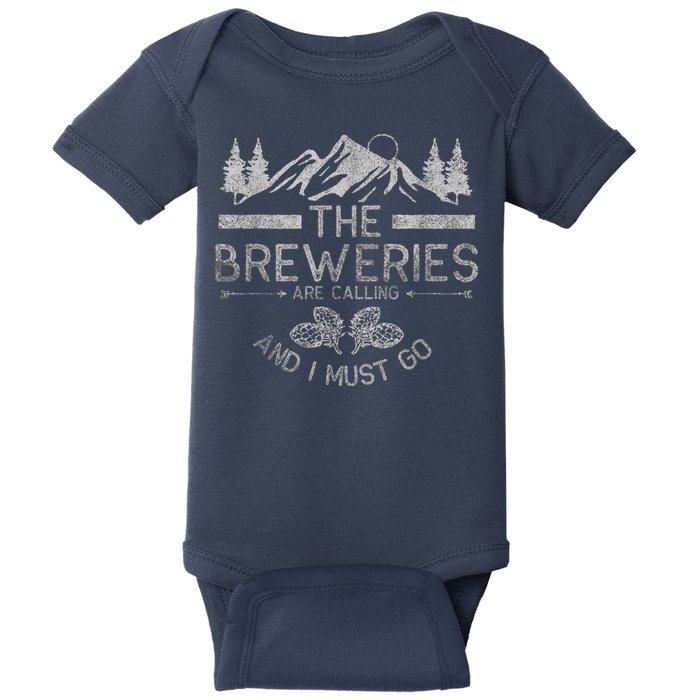 The Breweries Are Calling Craft Beer Gift Beer Lover Baby Bodysuit