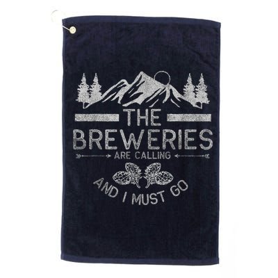 The Breweries Are Calling Craft Beer Gift Beer Lover Golf Towel