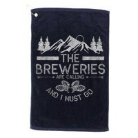 The Breweries Are Calling Craft Beer Gift Beer Lover Golf Towel