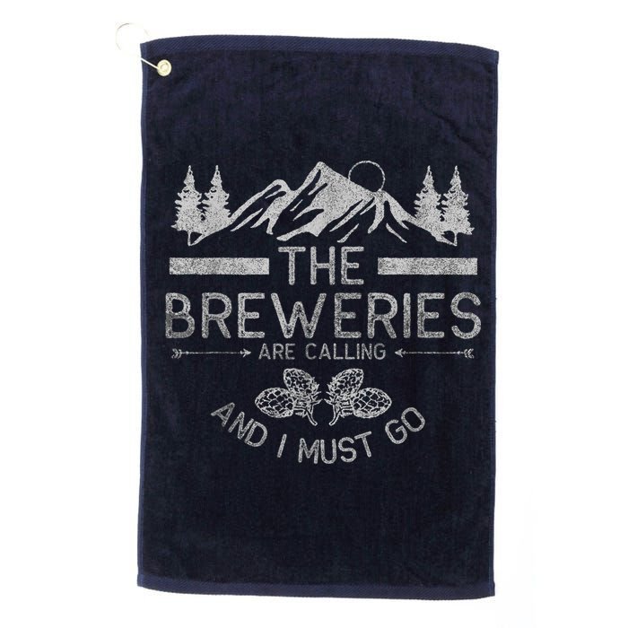 The Breweries Are Calling Craft Beer Gift Beer Lover Golf Towel