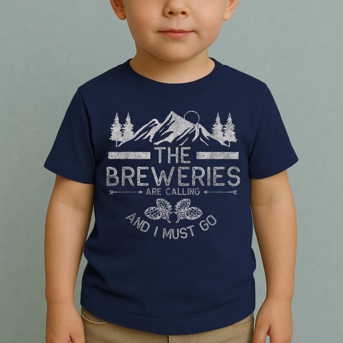 The Breweries Are Calling Craft Beer Gift Beer Lover Toddler T-Shirt