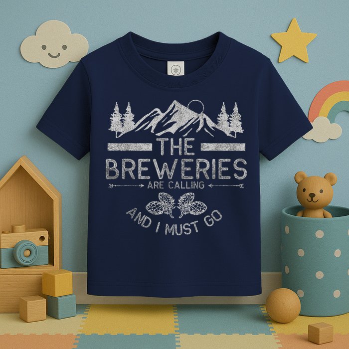 The Breweries Are Calling Craft Beer Gift Beer Lover Toddler T-Shirt