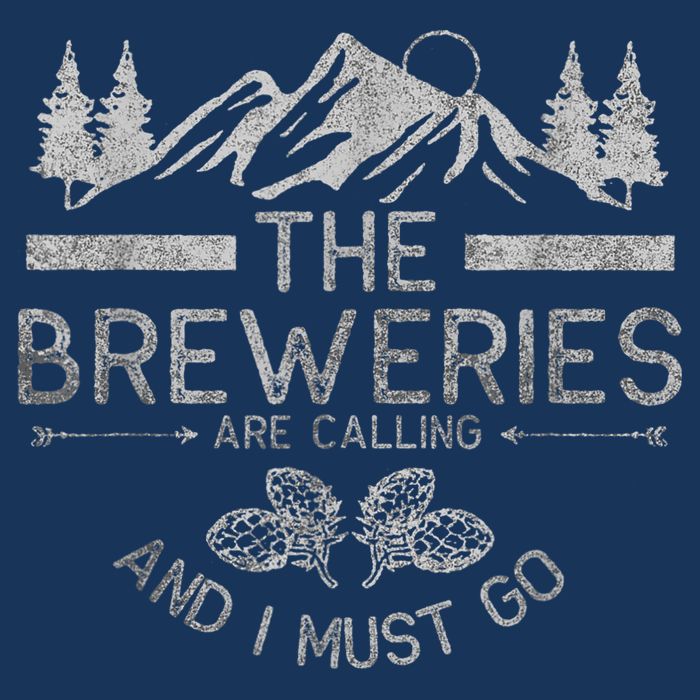 The Breweries Are Calling Craft Beer Gift Beer Lover Zip Tote Bag