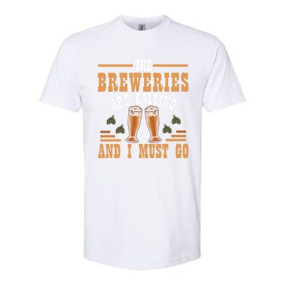 The Breweries Are Calling And I Must Go Brewing Lover Gift Softstyle® CVC T-Shirt