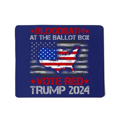 Trump Bloodbath At The Ballot Box 2024 Vote Red Mousepad