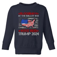 Trump Bloodbath At The Ballot Box 2024 Vote Red Toddler Sweatshirt