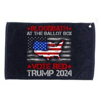 Trump Bloodbath At The Ballot Box 2024 Vote Red Grommeted Golf Towel