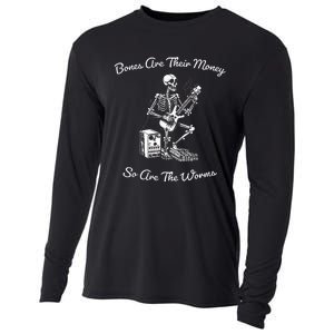 Their Bones Are Their Money I Think You Should Leave Funny Cooling Performance Long Sleeve Crew